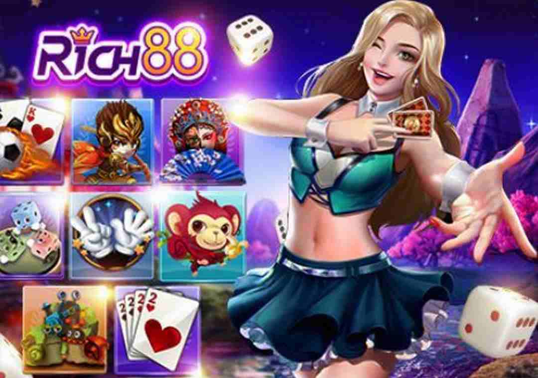 Game bài là sản phẩm đặc trưng cho thương hiệu RICH88